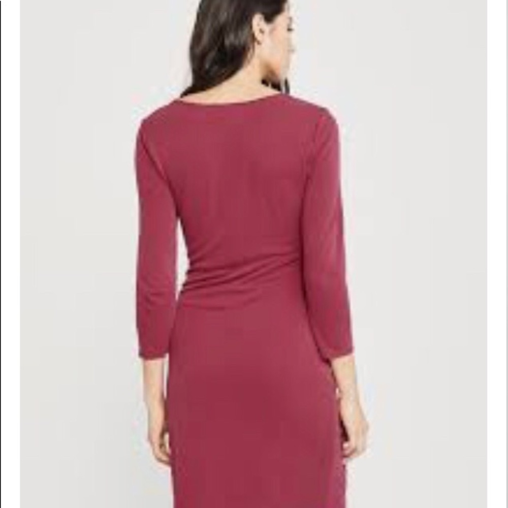 ABERCROMBIE & FITCH LONG SLEEVE KNOT FRONT DRESS - Picture 2 of 7